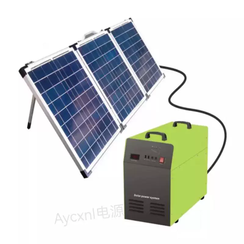Handheld engine solar-powered, generating electricity, 100W, 500W, 110v