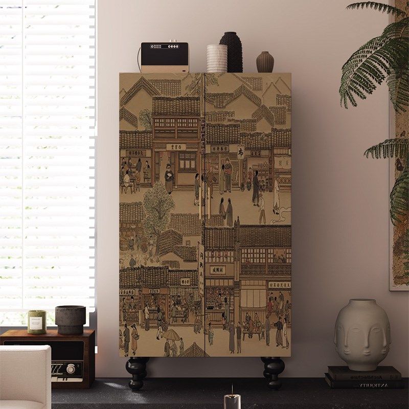 中式古典成人实木衣柜家用成品大容量对开门储藏柜卧室定制收纳柜,淘宝优惠券,粉丝福利购,淘宝优惠卷