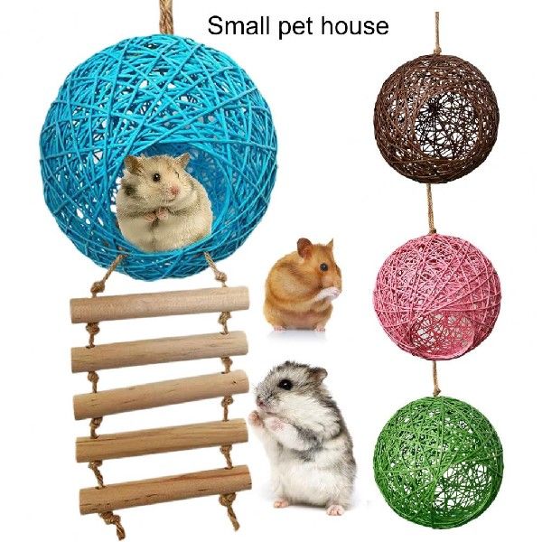 新品Hamster Nest Bite Resistant Decorative Sleep Parrot Hams-图2