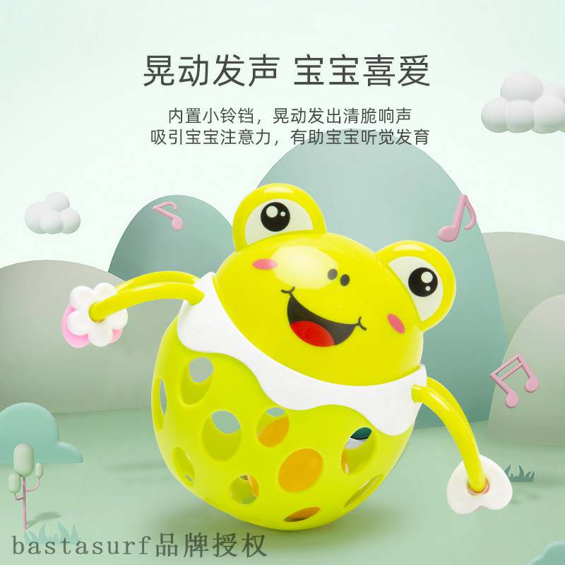 极速Baby animal soft rubber hand grasping ball tactile perce - 图2