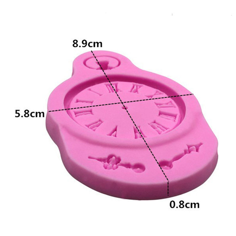 推荐Clock Shape 3D Fondant Mold For Cake Decoration DIY Jell - 图3