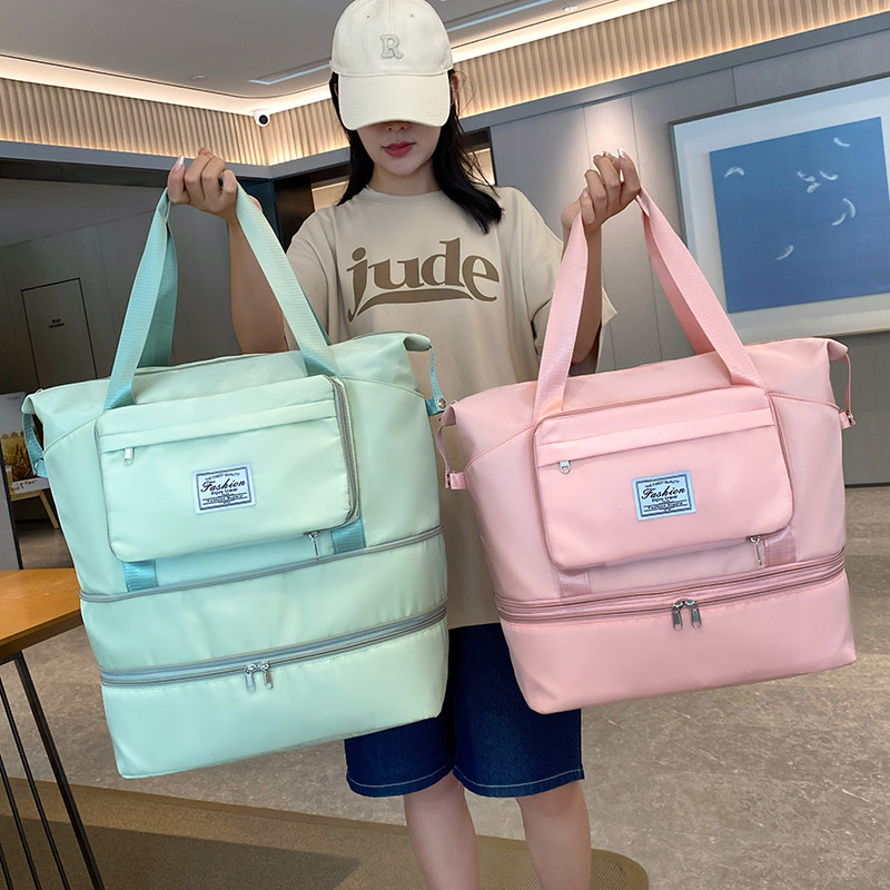 可折叠旅行包女短途手提超大容量健身包轻便待产收纳出差行李袋子,淘宝优惠券,粉丝福利购,淘宝优惠卷