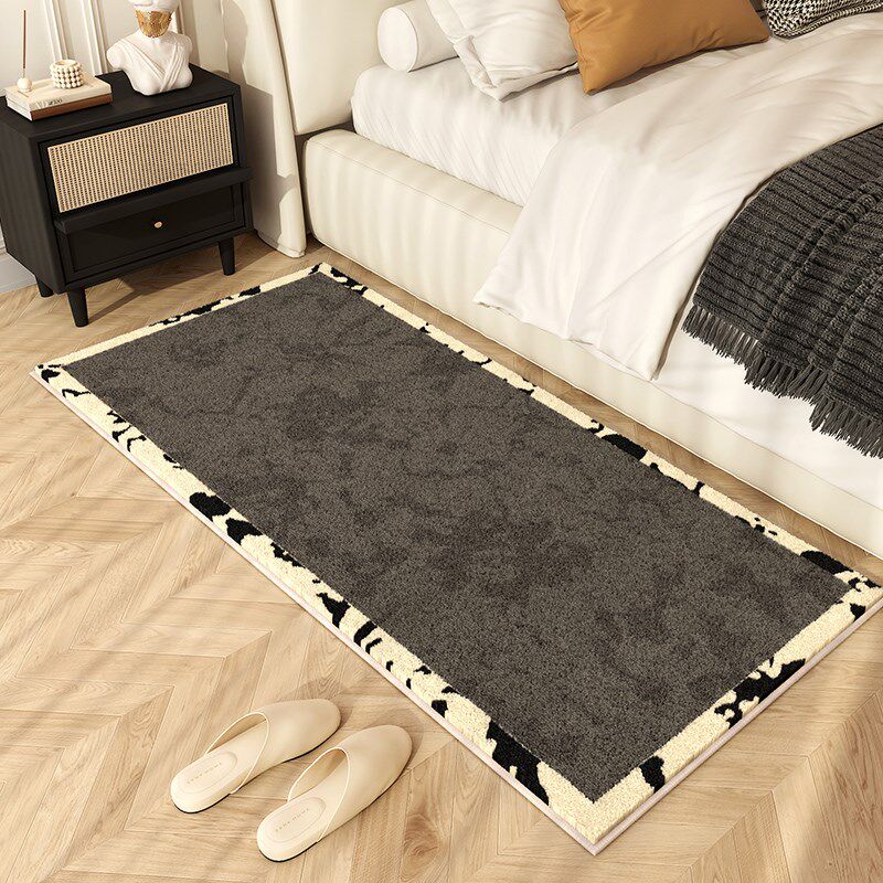 卧室地毯奶油风床边毯主卧长条可睡可坐防滑垫房间飘窗垫法式地垫,淘宝优惠券,粉丝福利购,淘宝优惠卷