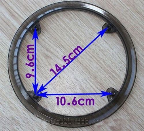 山地自行车四眼轮盘罩42t齿变速牙盘保护罩单车链盘防护器配件