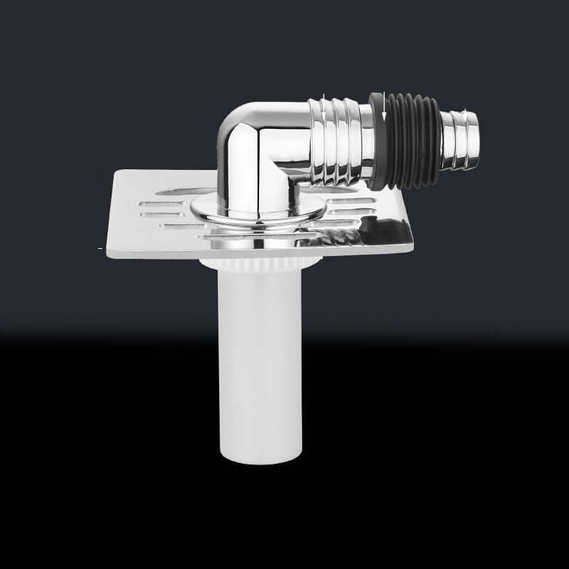 洗衣机地漏盖片盖板方形二合一防溢水专用接头弯头