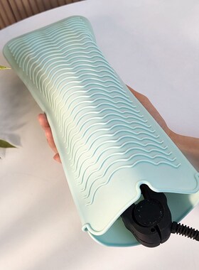 硅胶卷发棒隔热收纳袋直发器防烫垫便携电卷套夹板隔热包保护袋