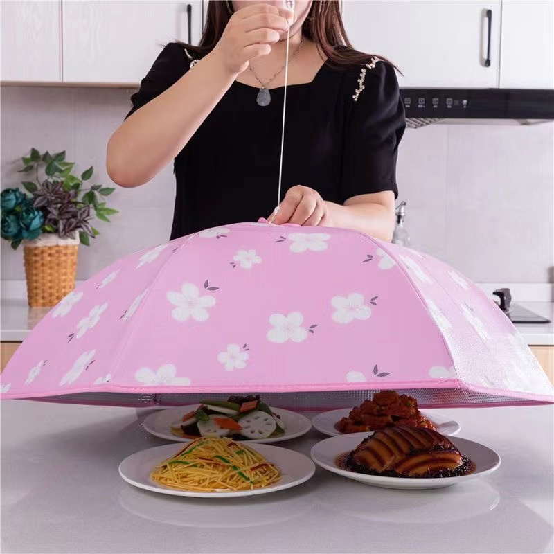 【贤妻良母罩】保温菜罩家用加厚可折叠食物罩家用大Y号餐桌罩盖 - 图1