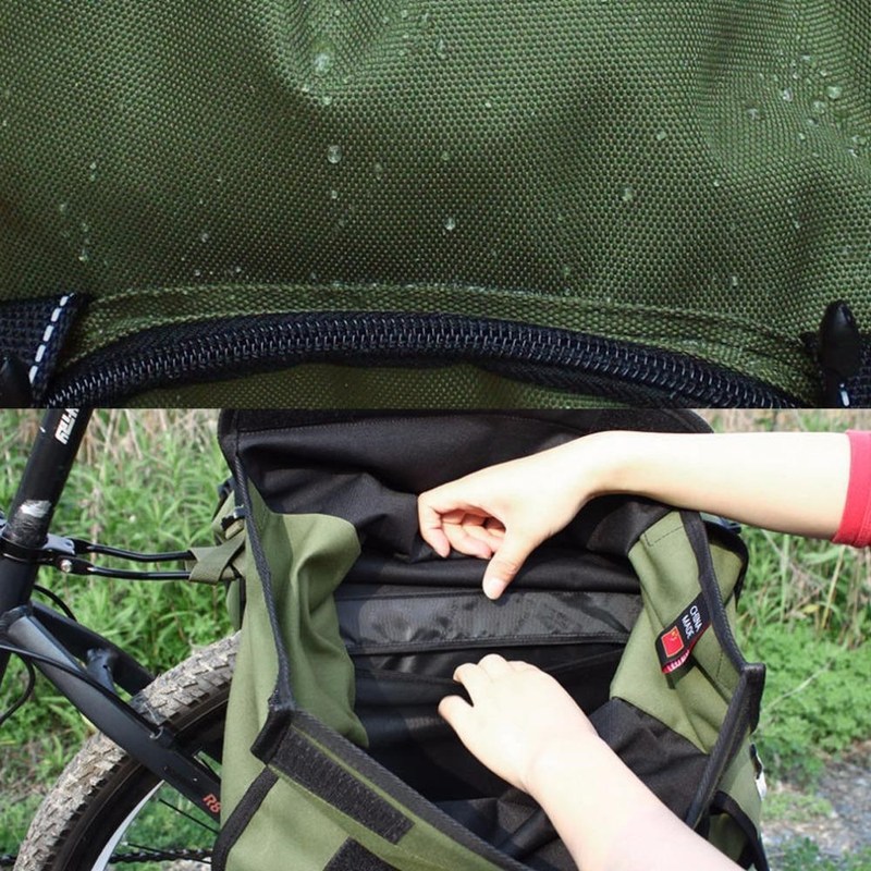 直销Waterproof 15L Bike Side Tail Trunk LBag Bicycle Cycling - 图0