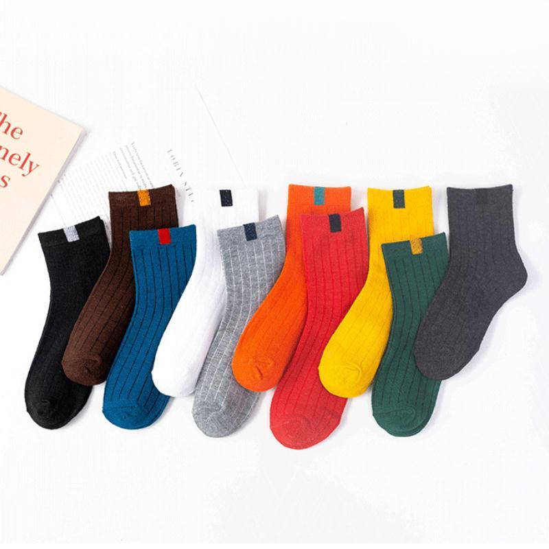 推荐5pairs Socks Women Cotton Socks Womens Socks Cute Multi- - 图1