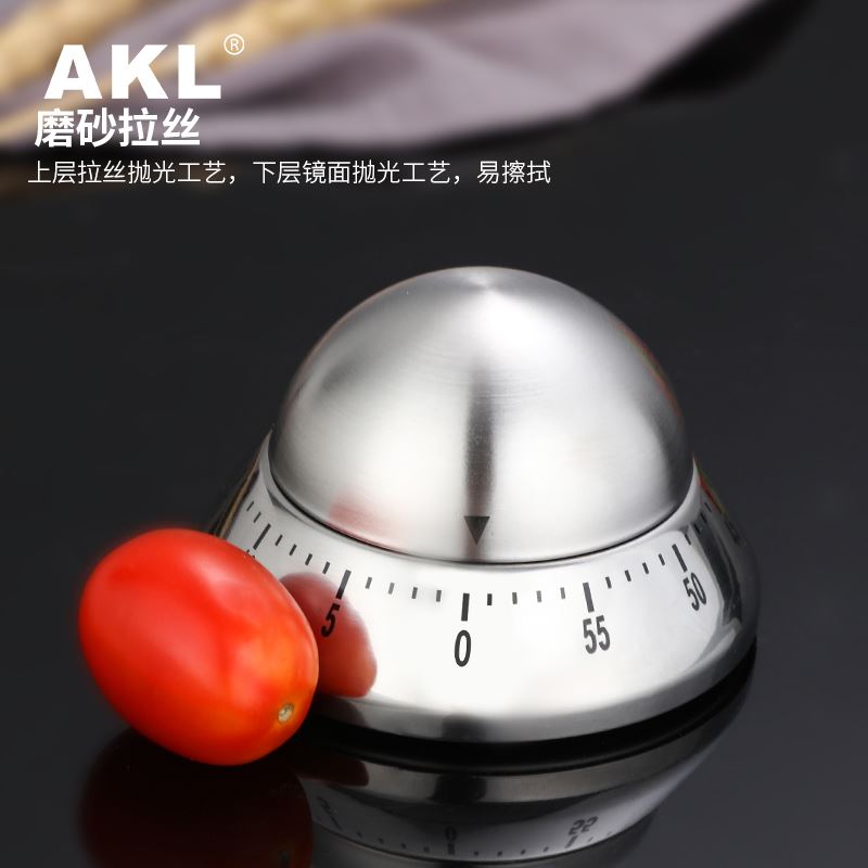 新品。元旦厨房计时器提醒器机械上电学生时间管理闹钟烘焙大声音-图3