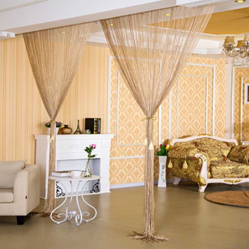 速发20 Colors 200x100CM Modern Beads Line Curtain Flash Line - 图3