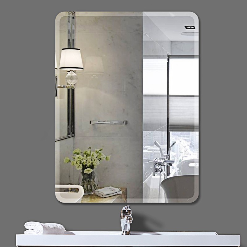 新品Bathroom mirror hd wall paste simple paste vanity mirror-图1