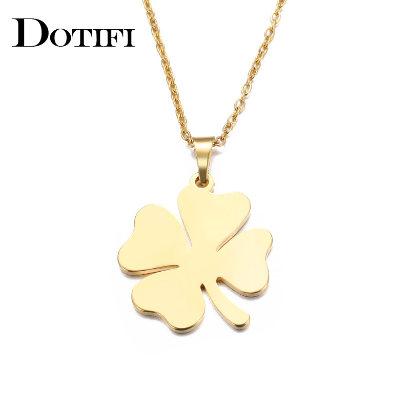 DOTIFI Stainless Steel Necklace For Womer Man LSo'envs Clove - 图1