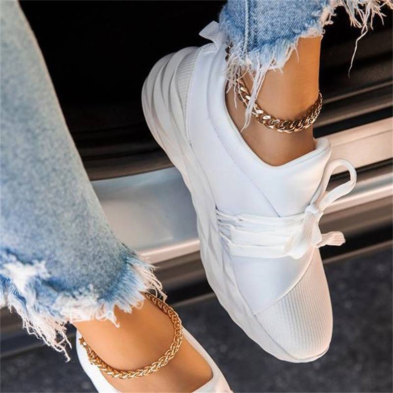 速发2020 Autumn Sneakers Women Casual Breathable Sport Shoes-图3