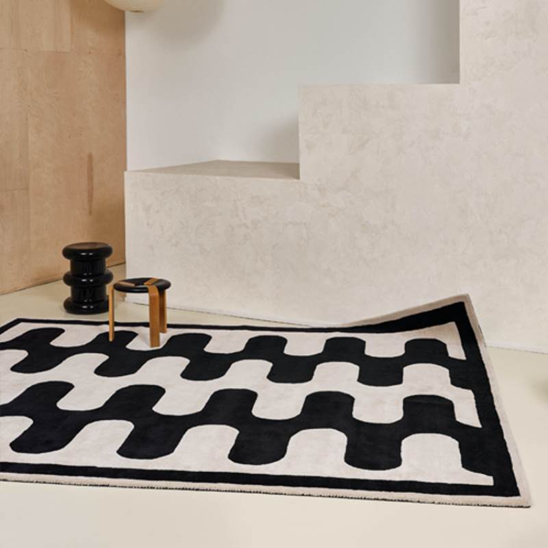 速发New Modern Fashion IG Living Room Rug Checkerboard Senio - 图2