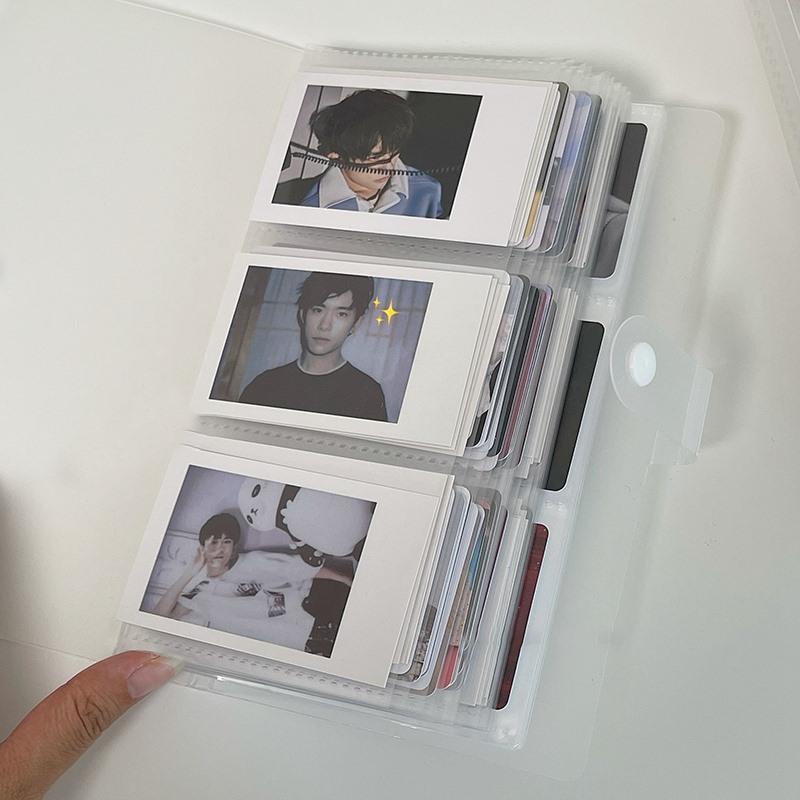 极速Clear Photo Album Idol Photocard Holder Instax Album Sti - 图2