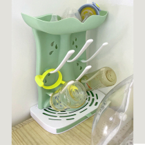 Bottle drain rack Put milk bottle pacifier inverted hanging dry rack Baby supplies rack hung up Y drain