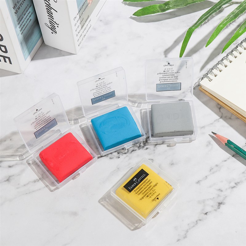 推荐1 PCs Plasticity Rubber Soft Eraser Wipe highlight Color - 图1