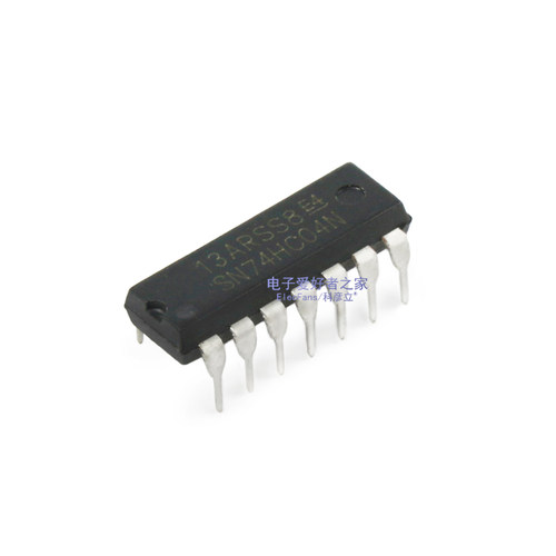 直插74HC04 DIP14 六组反向器 逻辑IC芯片集成电路 SN74HC04N - 图3