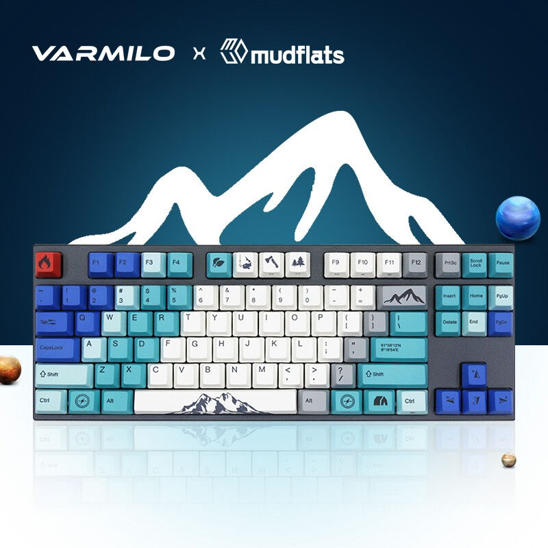 阿米洛(Varmilo)山巅系列静电容键盘办公键P盘游戏键盘电脑键盘P - 图0