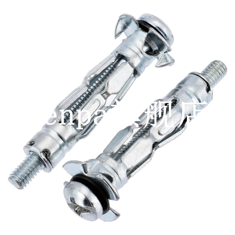 Mayitr 10pcs M4X32 Hollow Wall Anchors Metal/Cavity/Plasterb - 图3