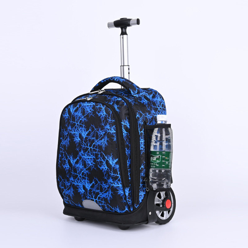 儿童拉杆书包中小学生男孩1-4年级男童防水爬楼大容量拉杆箱背包,淘宝优惠券,粉丝福利购,淘宝优惠卷