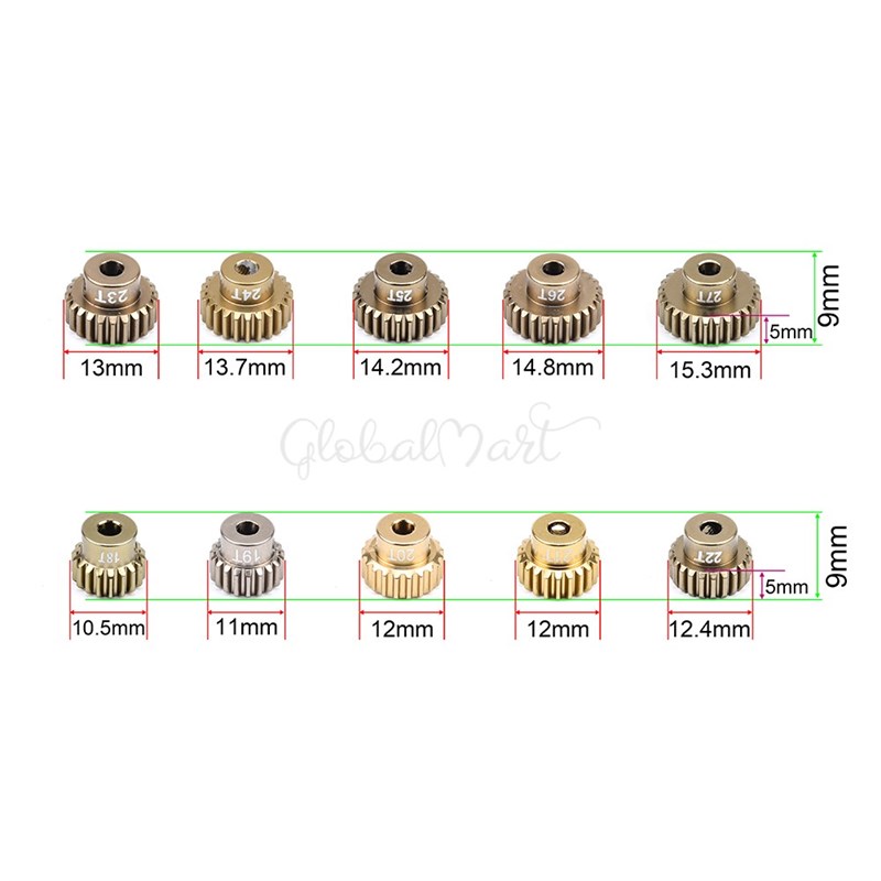 推荐Metal 48P Spur Gear 92T 85T 80T Pinion 18T 19T 20T 21T 2 - 图3