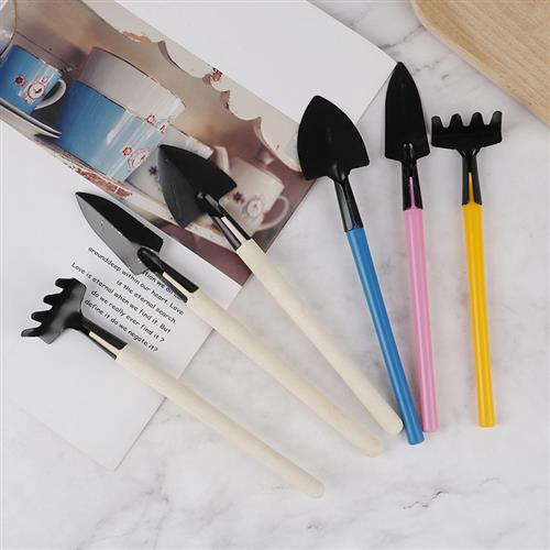 新品3PCs/Set Three-piece Shovel Rake Planting Tools Combinat - 图2