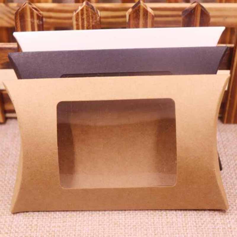 新品10pcs box &10 Inner Card  New DIY Kraft Paper window Pil - 图2