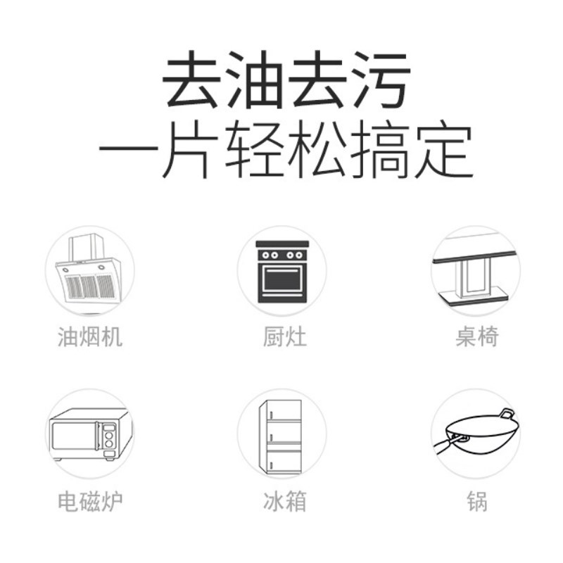 热销厨房湿巾加大加厚80抽一次性油烟厨具去油去污清洁厚实快速湿 - 图0