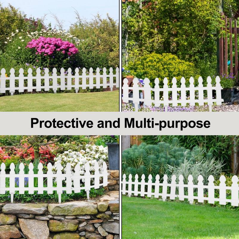 4PCS/set Prestic Galden Fence Easy Assembla White InsYert Gr-图0