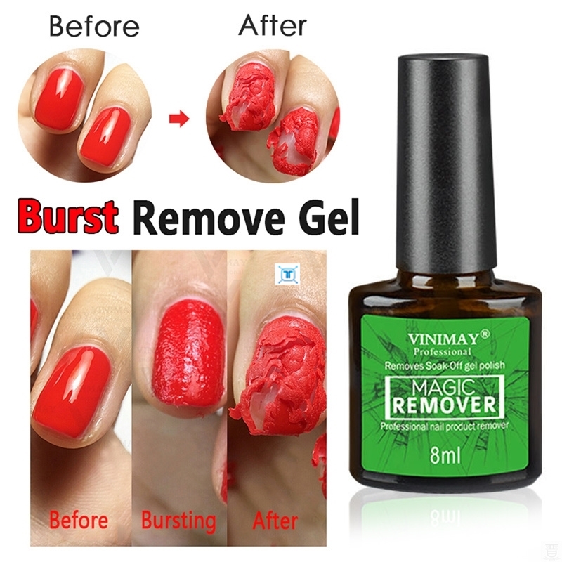 新品Nail Gel Magic Remover Soak Off Base Matte Top Coat Gel - 图2