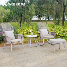 Веревка/Rope 新品爆品馨宁居阳台摇椅家用民宿休闲北欧风格客厅现w代简约户外