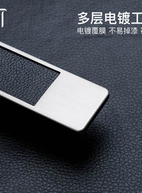 极速发货皮拉手衣l柜门把手现代家具柜门抽屉拉手黑色金色软皮拉