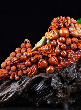 天然寿山石客厅手工原刻印章料乔迁开业送礼奇石雕工艺品大摆件