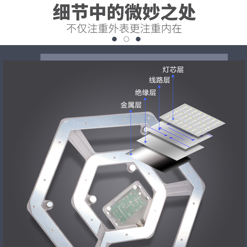 极速艾欧宜帝LED吸顶灯芯替换圆型灯条灯板贴片改造家用无损模组