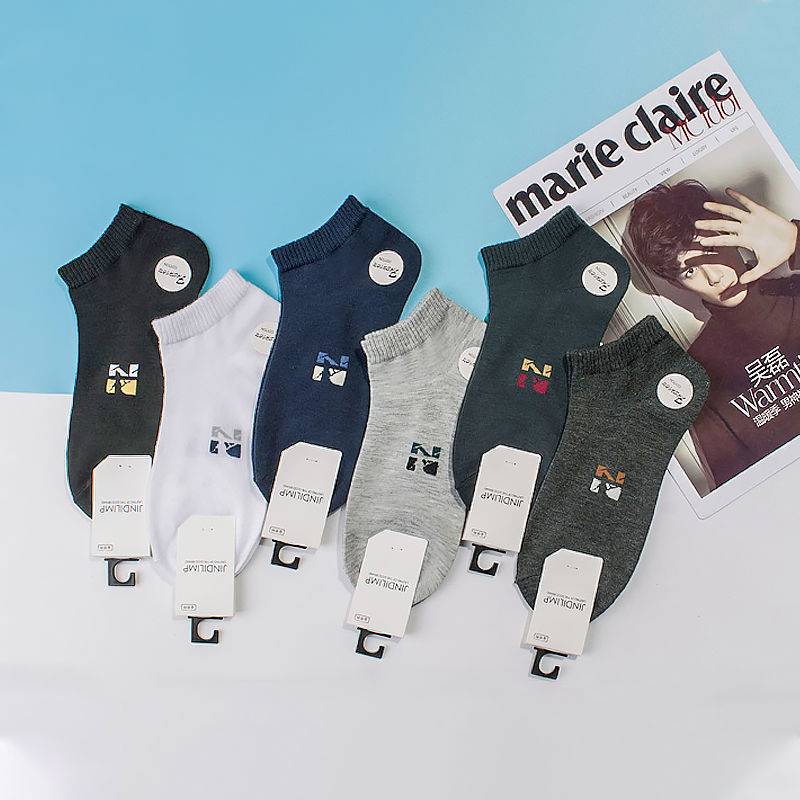 推荐Men's boat socks, men's spring and summer thin socks, br - 图3