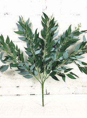 热销Artificial willow bouquet fake leaves for Home Christmas