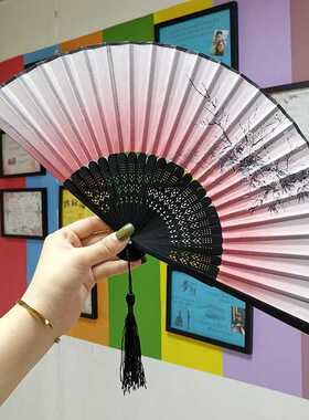 现货Chinese sojuvenir China traditional fans young lady gift
