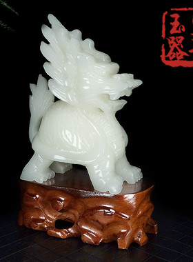 天然阿富汗玉龙龟摆件招财镇宅客厅办公室财位装饰白玉龙头龟礼品
