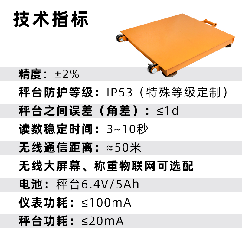 可携式移动地磅高精度n无线轴重仪路政防超载货车100吨30吨手提磅 - 图1