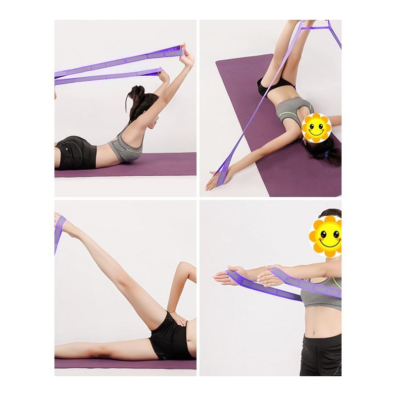 Gym Fitness Yoga Stretching Strap Elastic Band Physical Trai - 图1