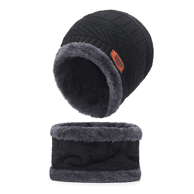 推荐men women winter warm hats + scarf knitted caps hat 冬季 - 图3
