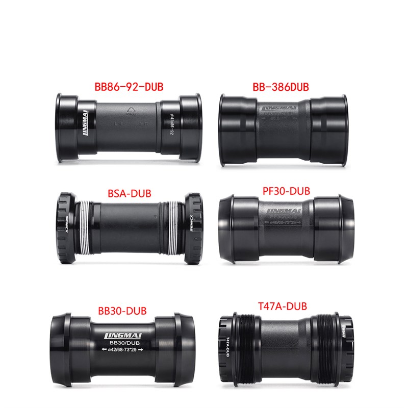 推荐山地车公路车压入螺纹中轴BSA68 T47 BB86 BB30 BB386 PF30 D-图1