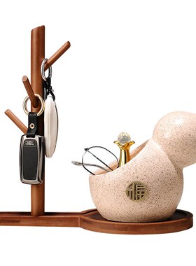 厂家放钥匙e收纳葫芦摆件创意家居客厅入户玄关进门口鞋柜装饰品
