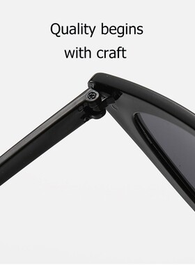 新品Fashion goggle Sunglasses Cat eye eyewear Qtriangular gl