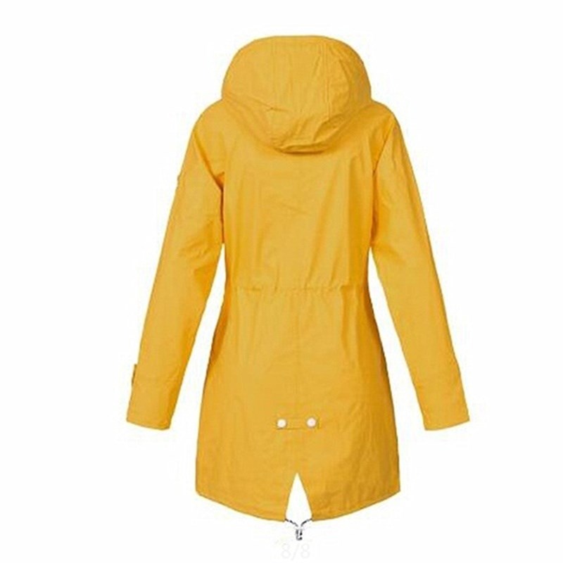 速发Women Outdoor Waterproof Rain Jacket Running Coat Jacket-图3