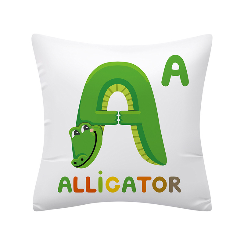 新品Animals letters pillows cute animal english alphabet pil - 图2