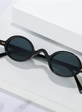 热销Vintage Fashion Round Sunglasses Women Men Luxury Brand