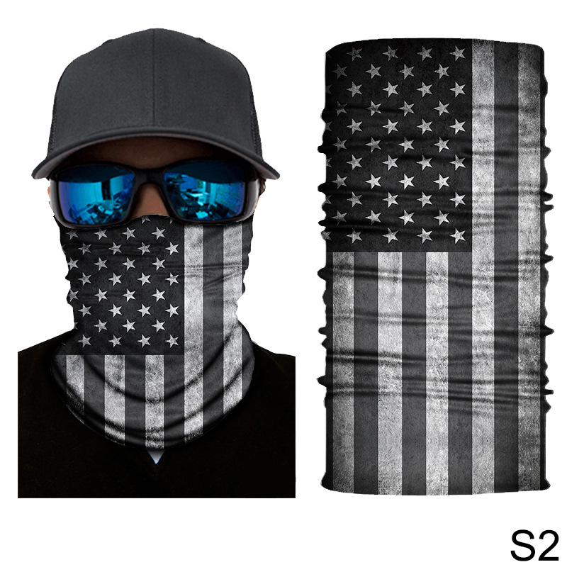 速发National Flag Bandana Men Scarf Cycling Face Mask Seamle - 图1